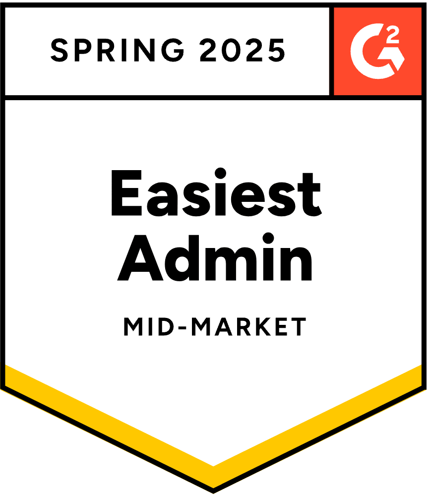 G2 Easiest Admin Spring 2022